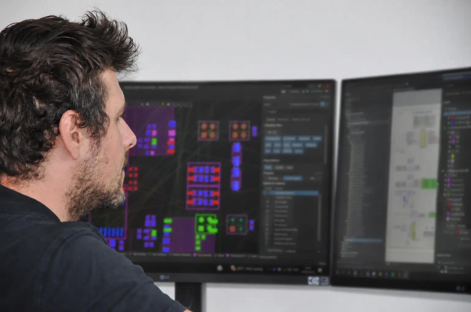 engineer working